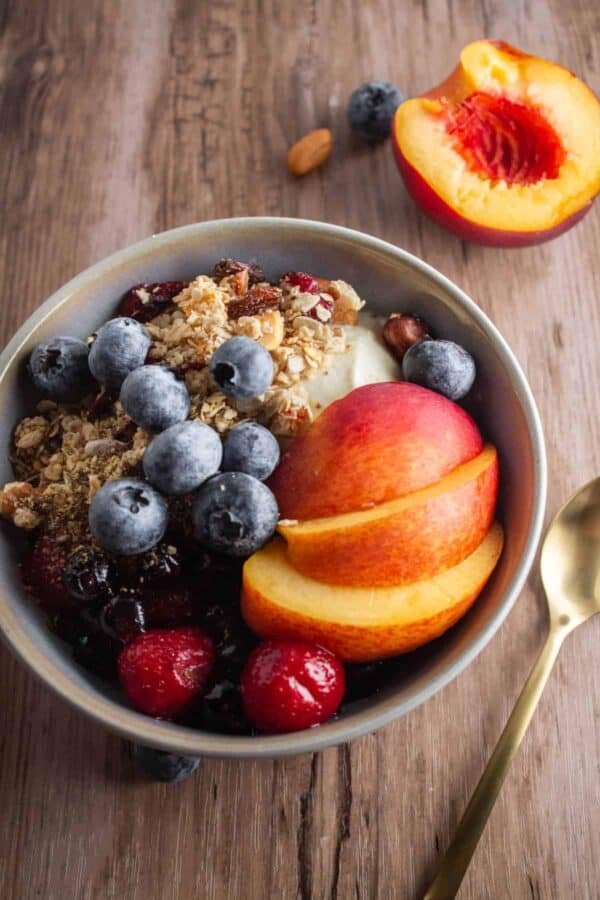 Iltapalabowl kulhossa